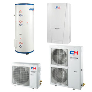 Тепловий насос для обігріву / охолодження + ГВП серії   UNITHERM 2 SPLIT  R410A CH-HP16SINK2