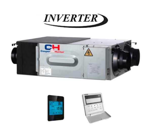 ВЕНТИЛЯЦІЙНІ УСТАНОВКИ ІЗ РЕКУПЕРАЦІЄЮ ТЕПЛА (INVERTER) CH-HRV6.5KDC