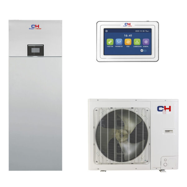 Тепловий насос для обігріву/охолодження + ГВП Cooper&Hunter UNITHERM 3 ALL-IN-ONE R32 CH-HP14WTSIRM3/ CH-HP14SIRM3(O)